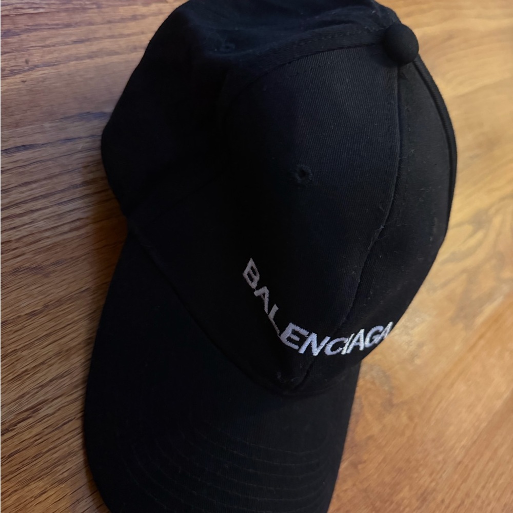 Balenciaga Black Logo Cap
